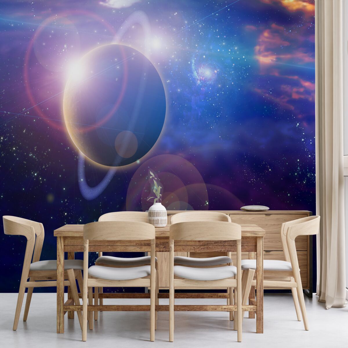 Фотошпалери зірки на небесній планеті