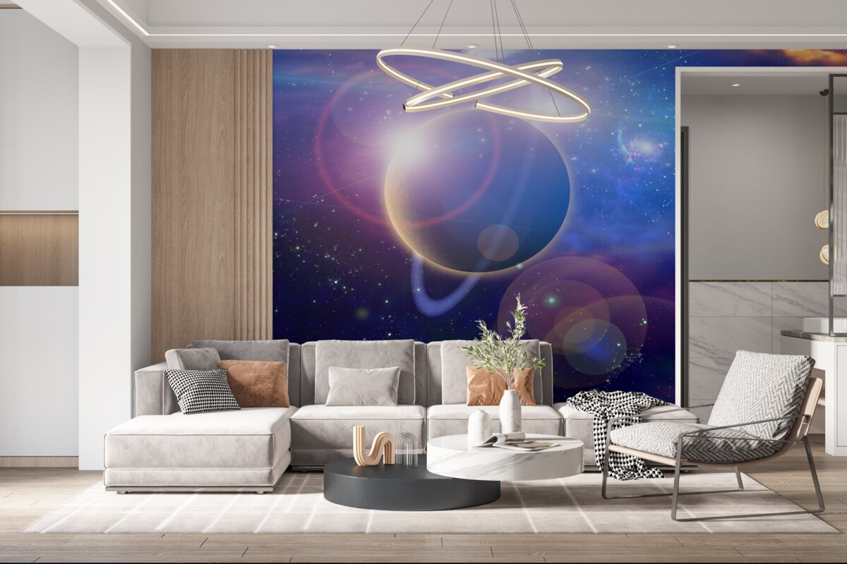 Фотошпалери зірки на небесній планеті