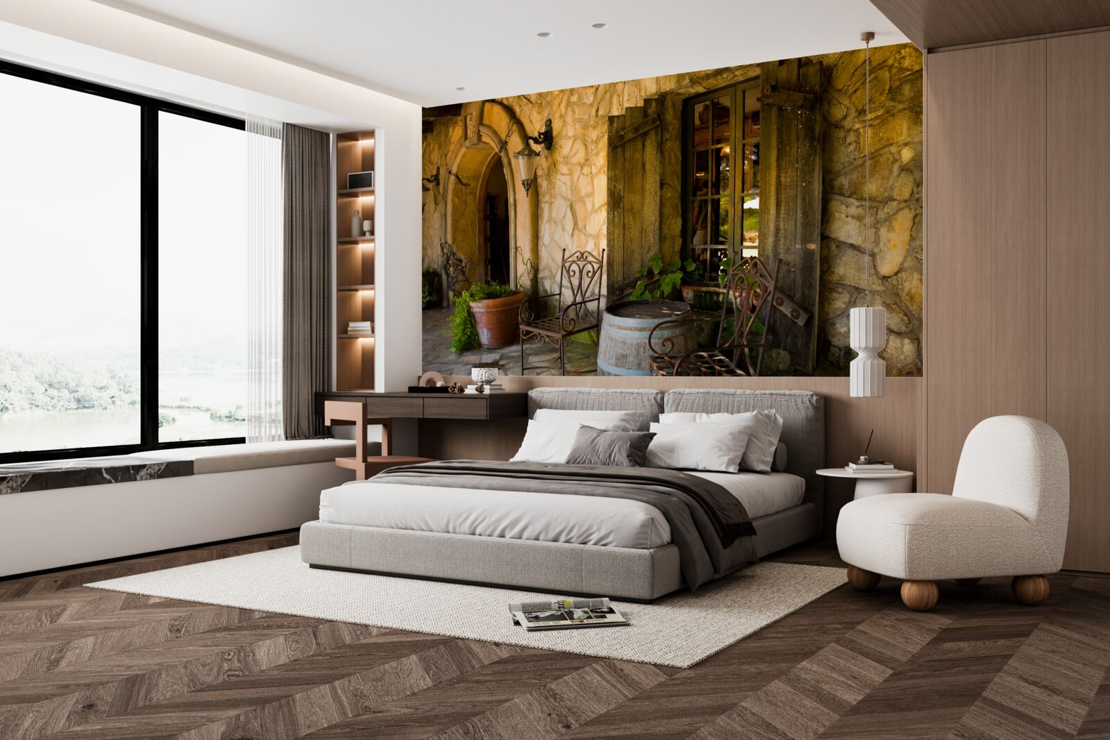 Фотошпалери комфортний простір для відпочинку