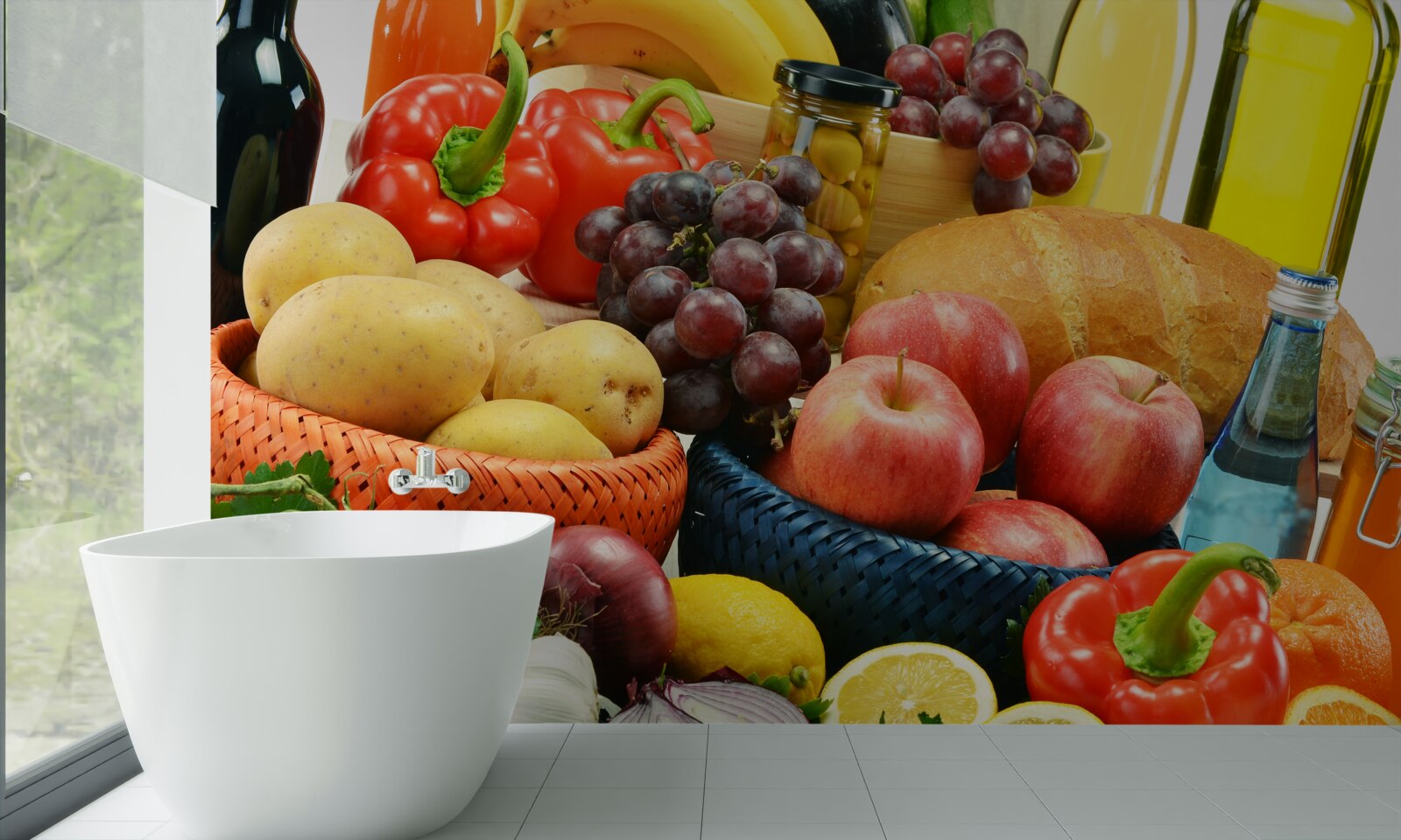 Фотошпалери на столі має бути правильно складена дієта