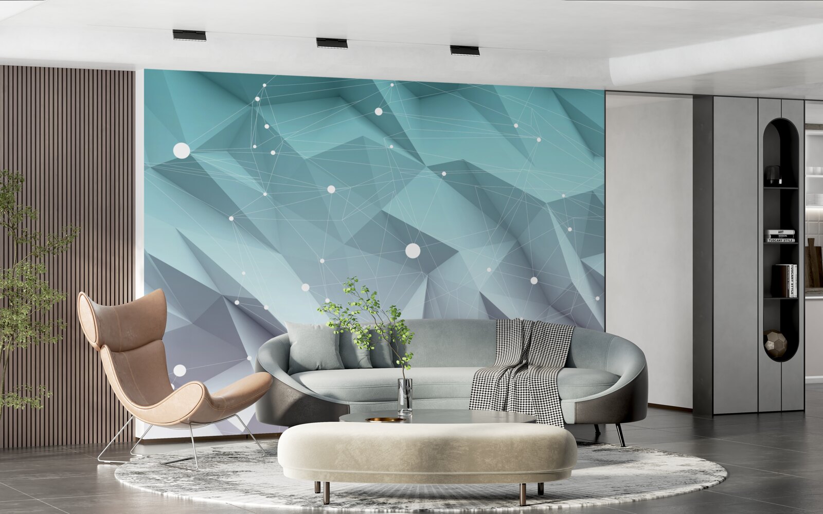 Фотошпалери градієнтні форми