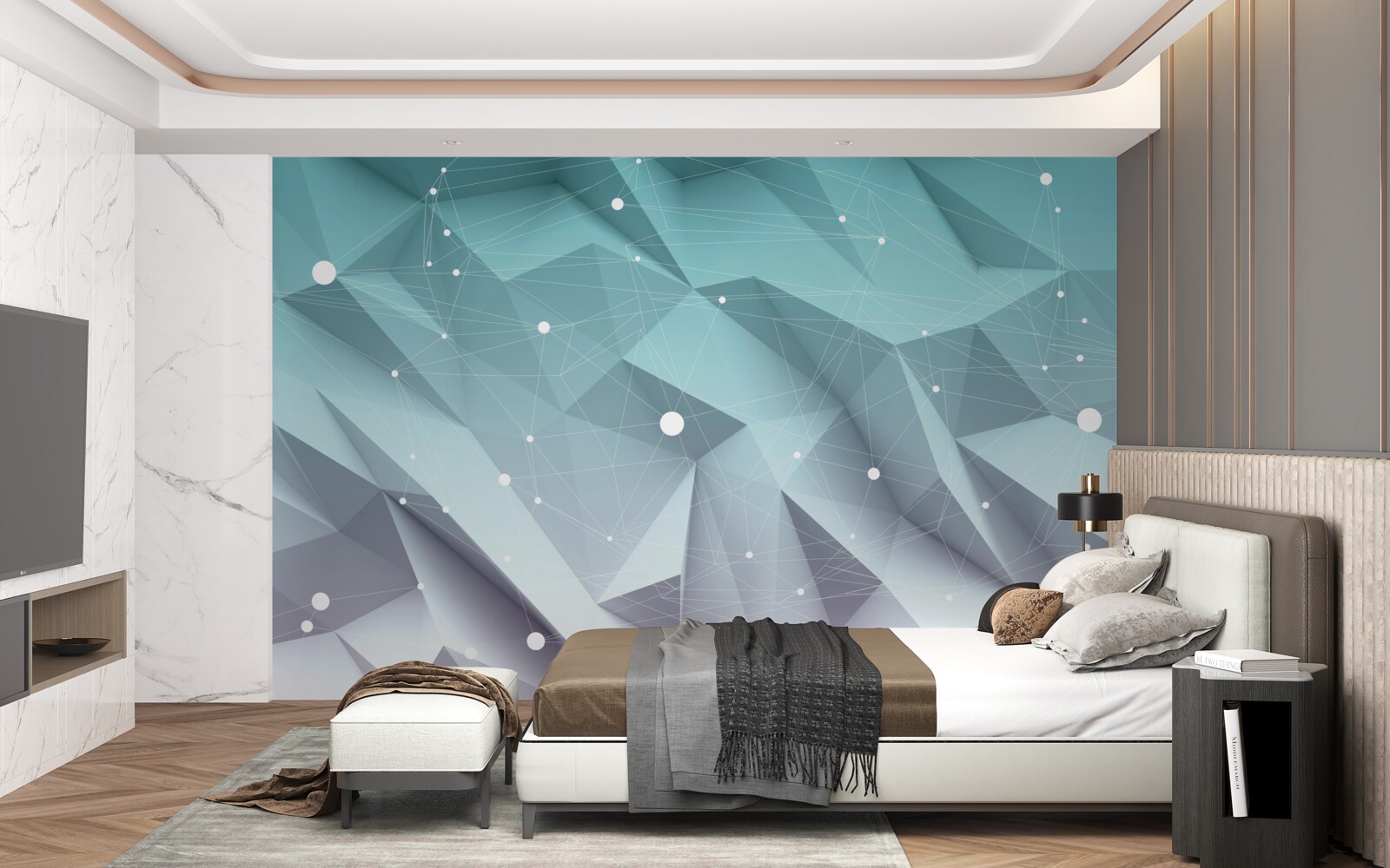 Фотошпалери градієнтні форми