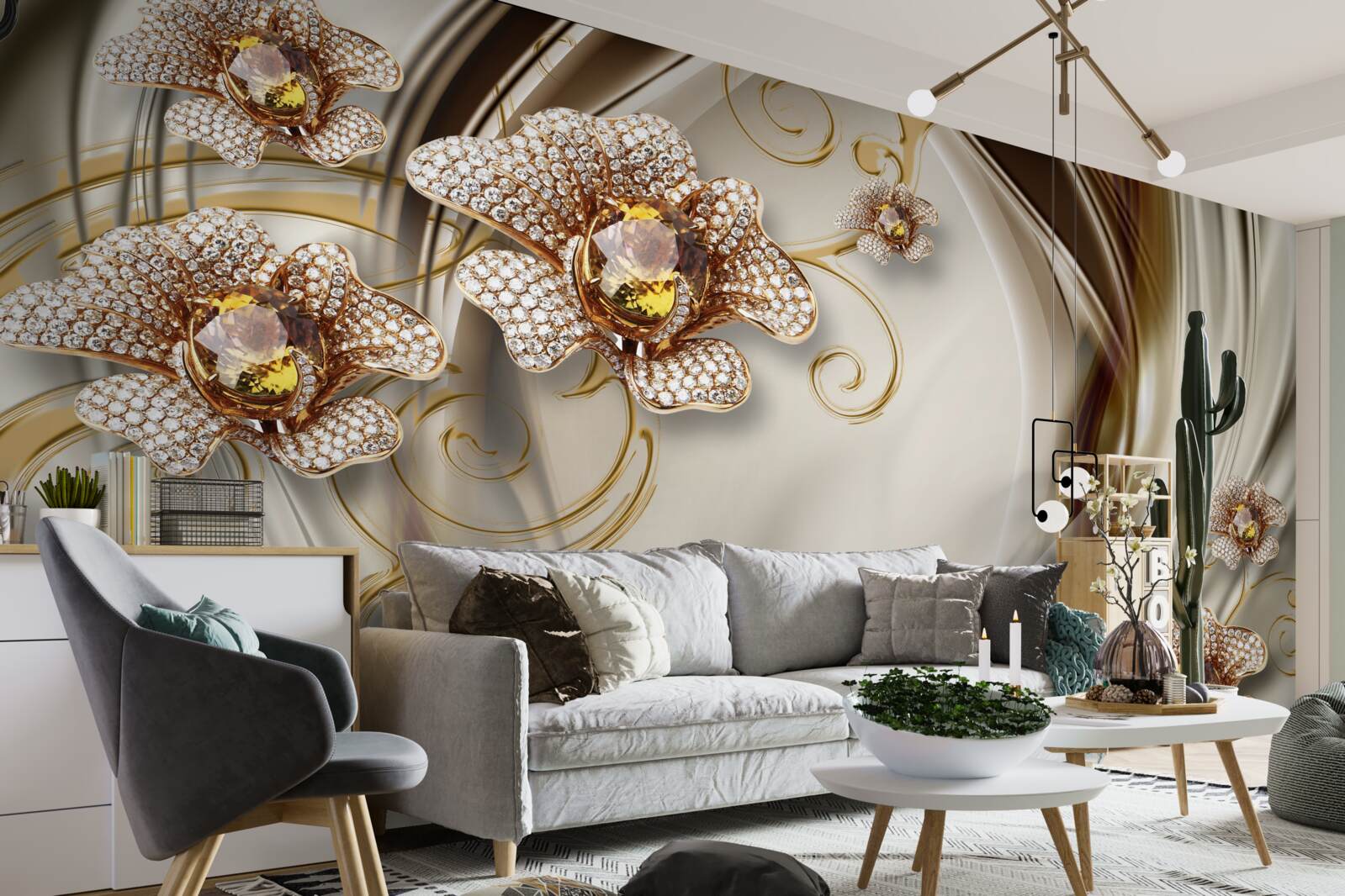 Фотошпалери кам'яні рослини