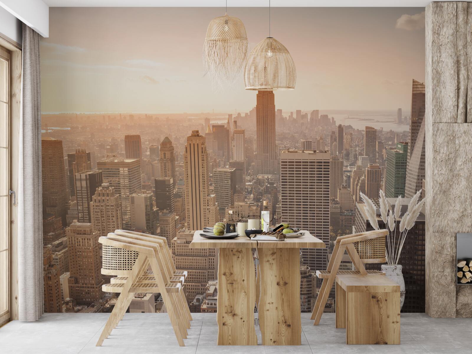 Фотошпалери Світанок над Нью-Йорком