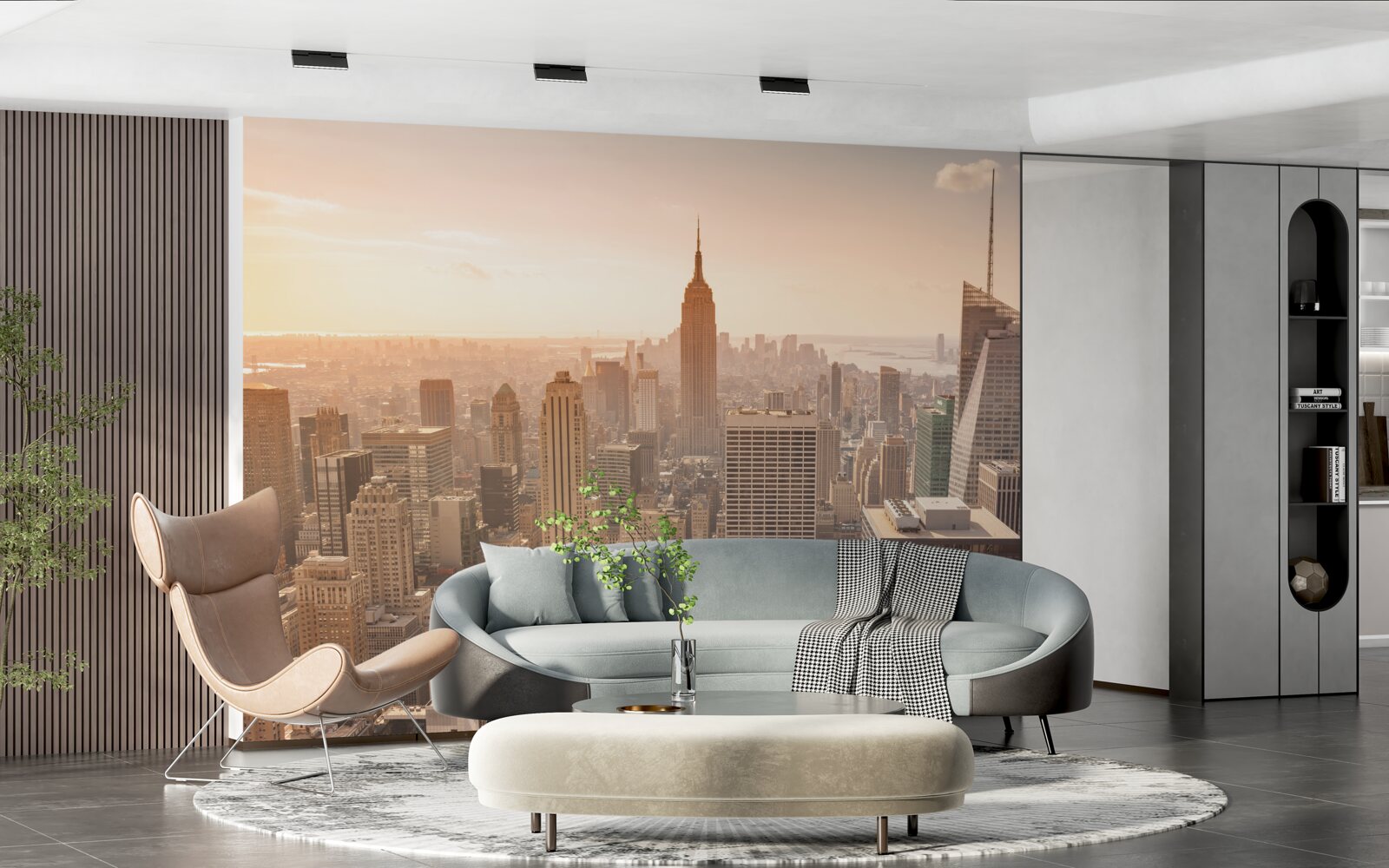 Фотошпалери Світанок над Нью-Йорком