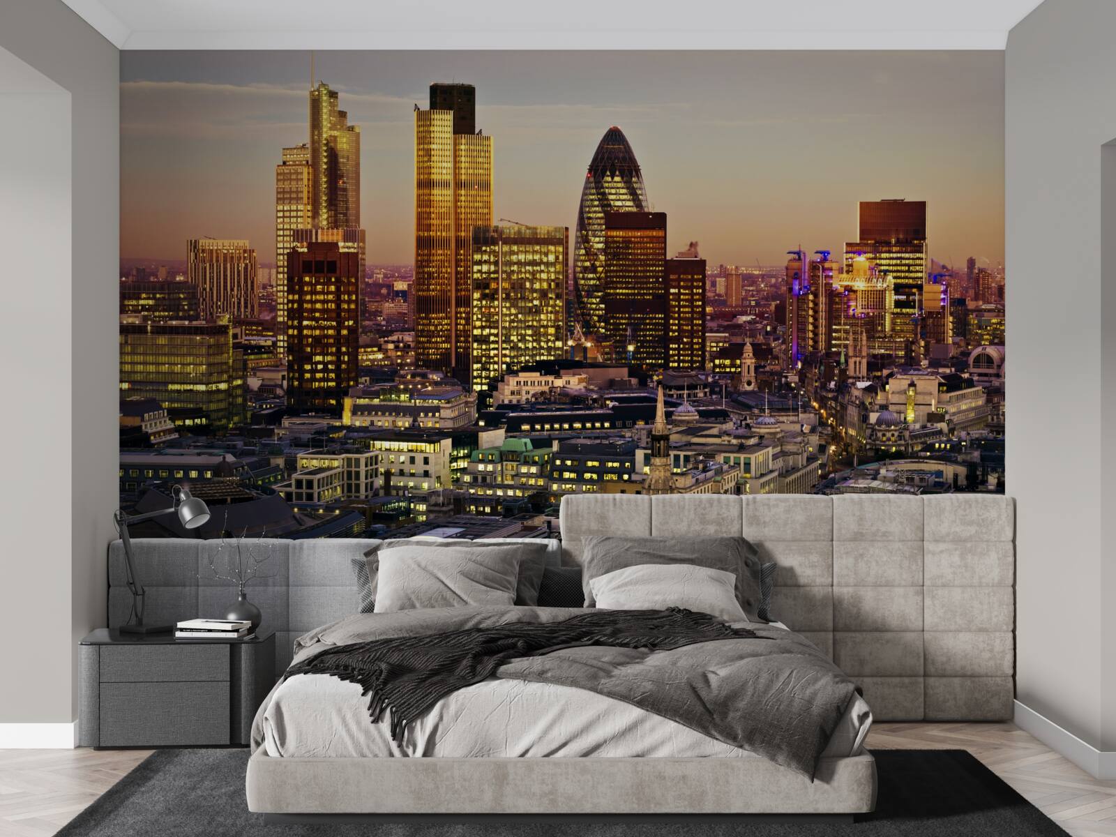 Фотошпалери Вогні золотого Лондона