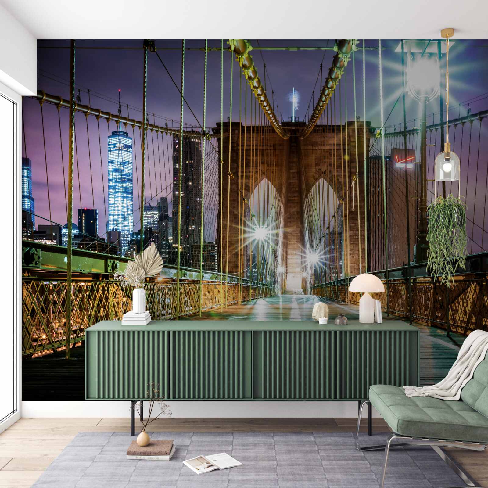 Фотошпалери Бруклінський міст для пішоходів