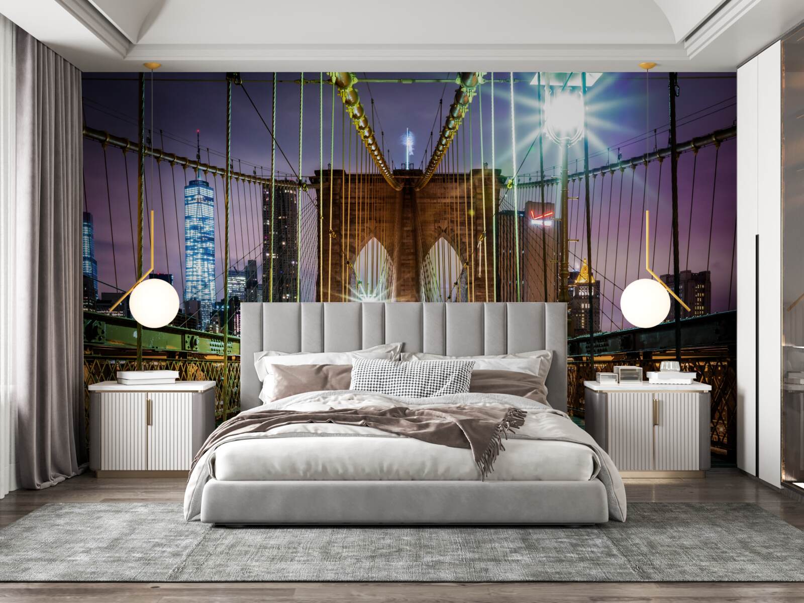 Фотошпалери Бруклінський міст для пішоходів