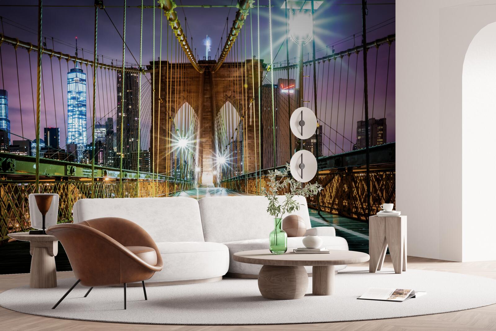 Фотошпалери Бруклінський міст для пішоходів