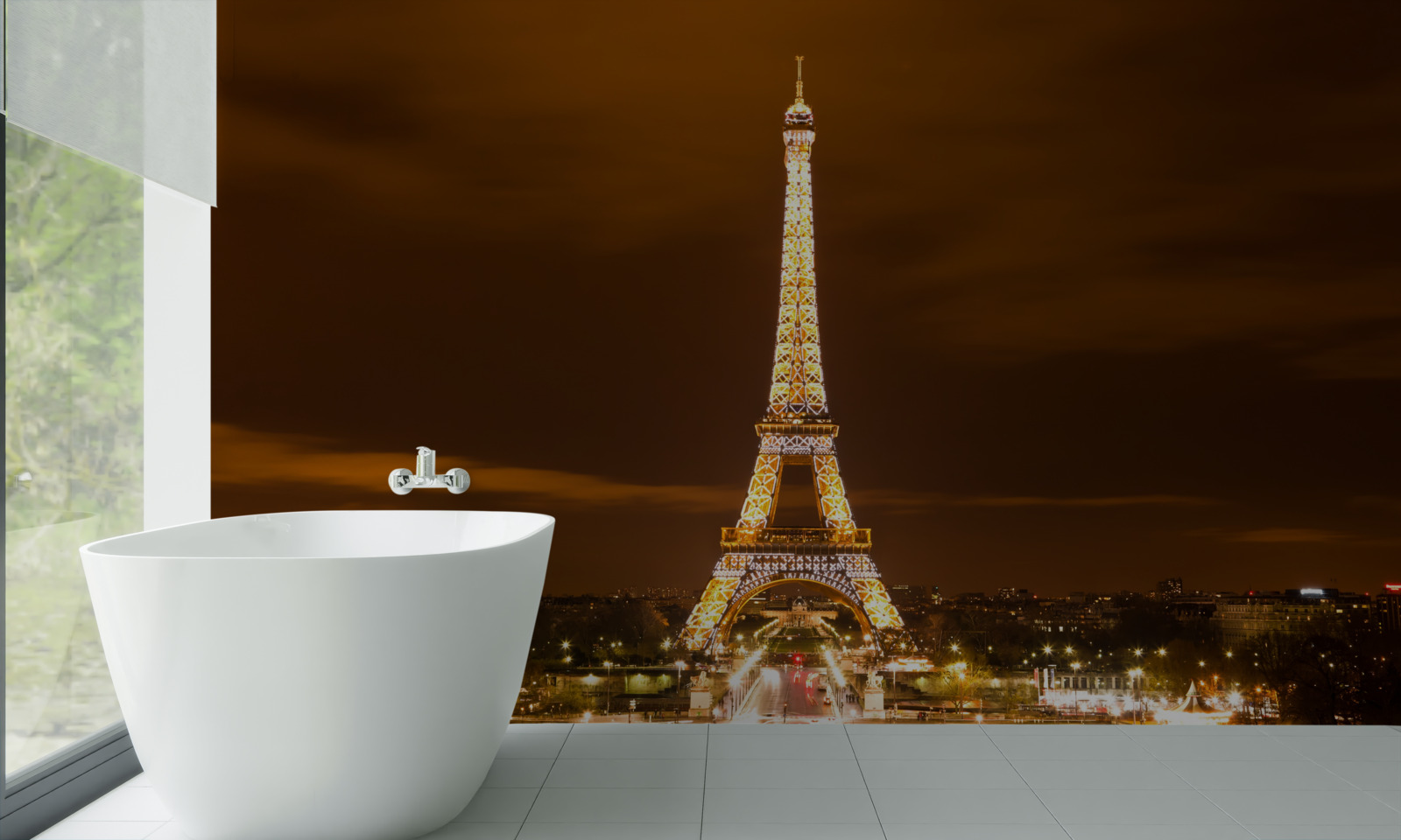 Фотошпалери душа нічного Парижа