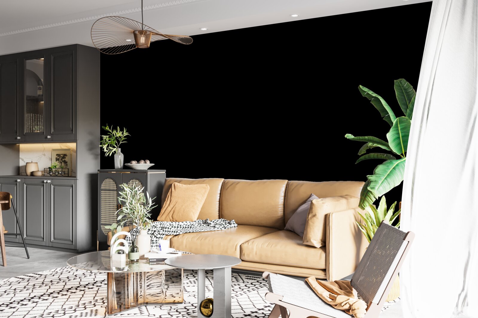 Фотошпалери відображення міста у воді схоже на дзеркало