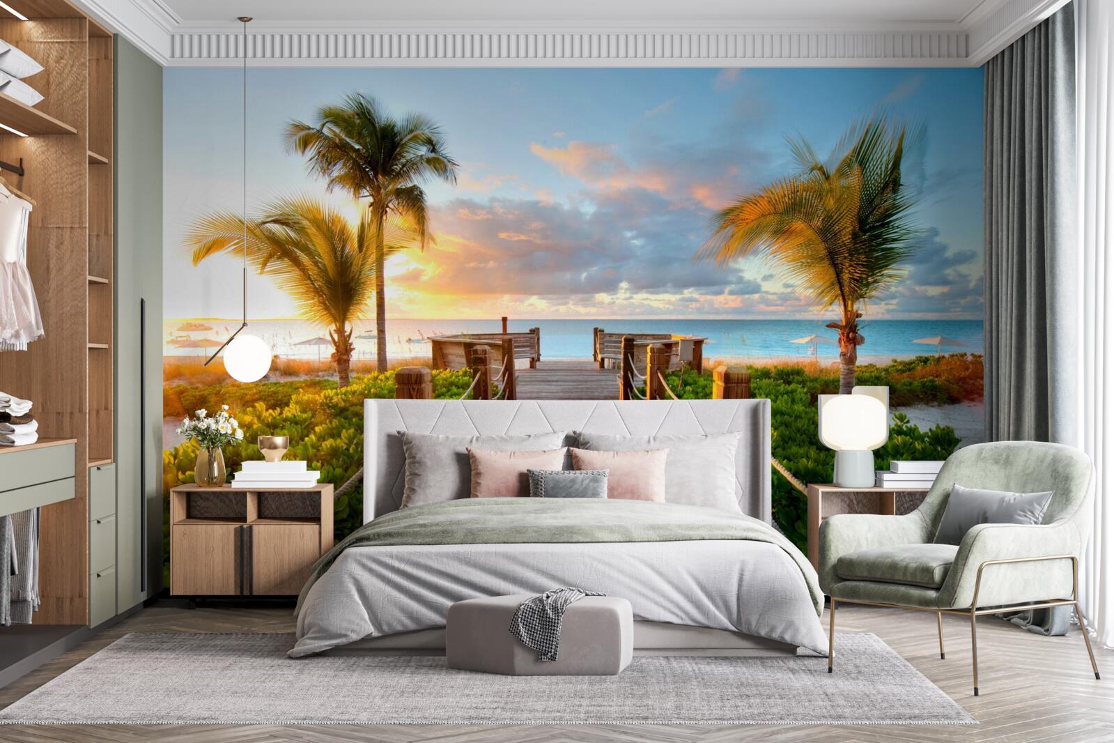 Фотошпалери маршрут до тропічного узбережжя