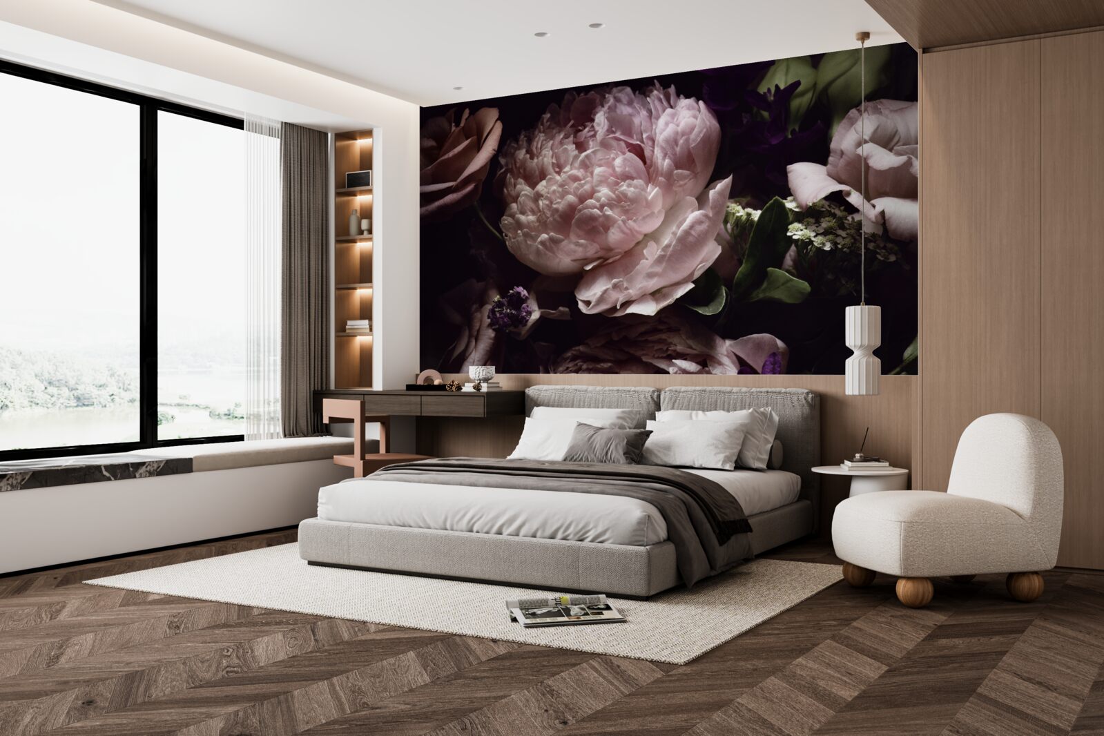 Фотошпалери набір троянд в стилі ретро