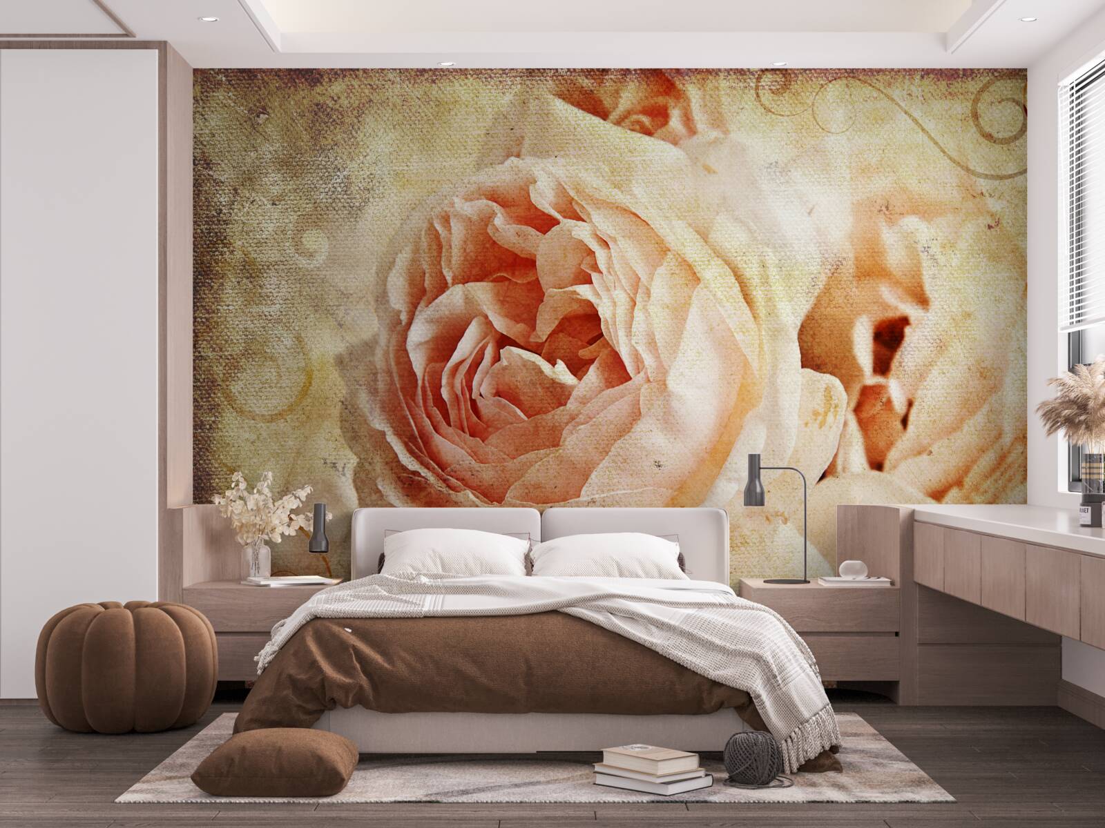 Фотошпалери вінтажні троянди