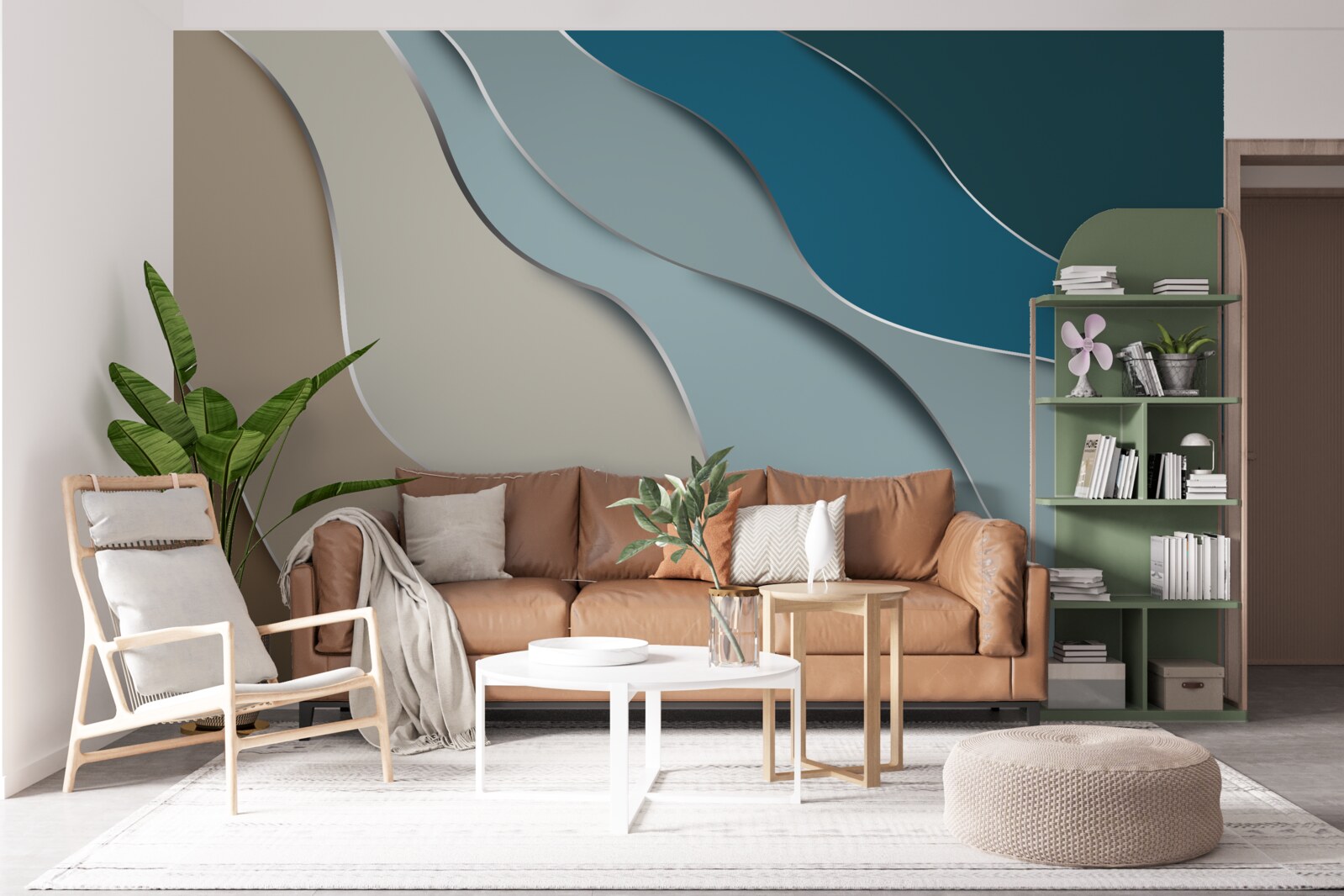 Фотошпалери пастельні кольори морського узбережжя