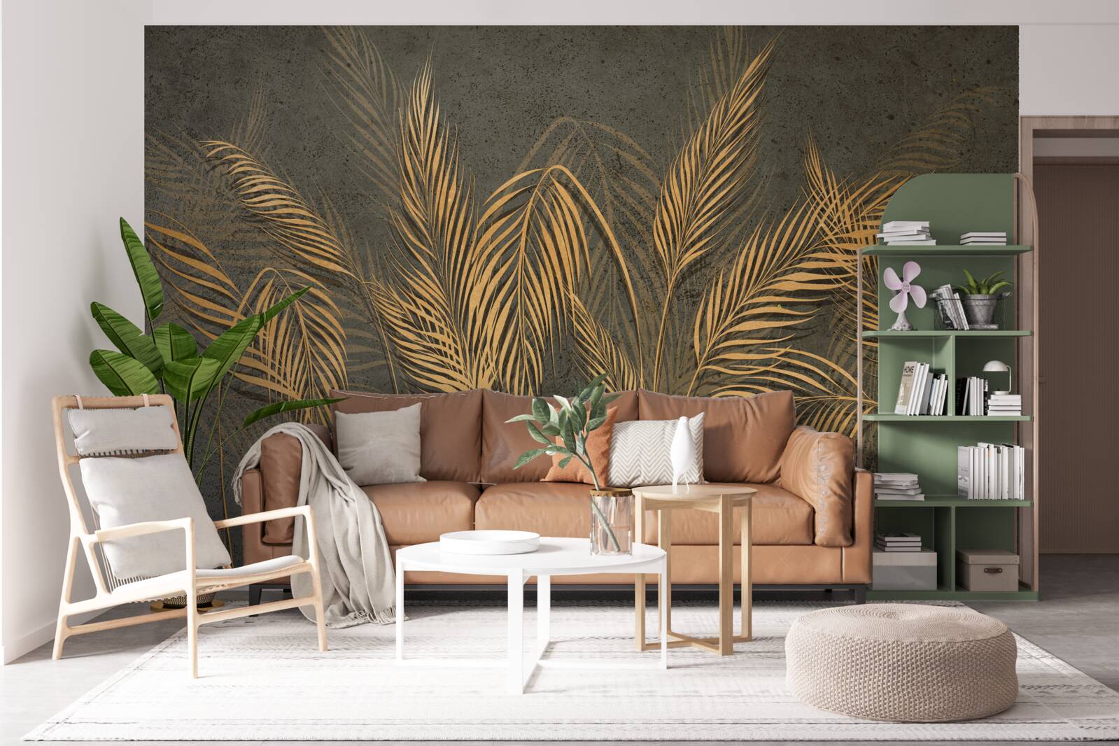 Фотошпалери просяне колосся в золотистому світлі