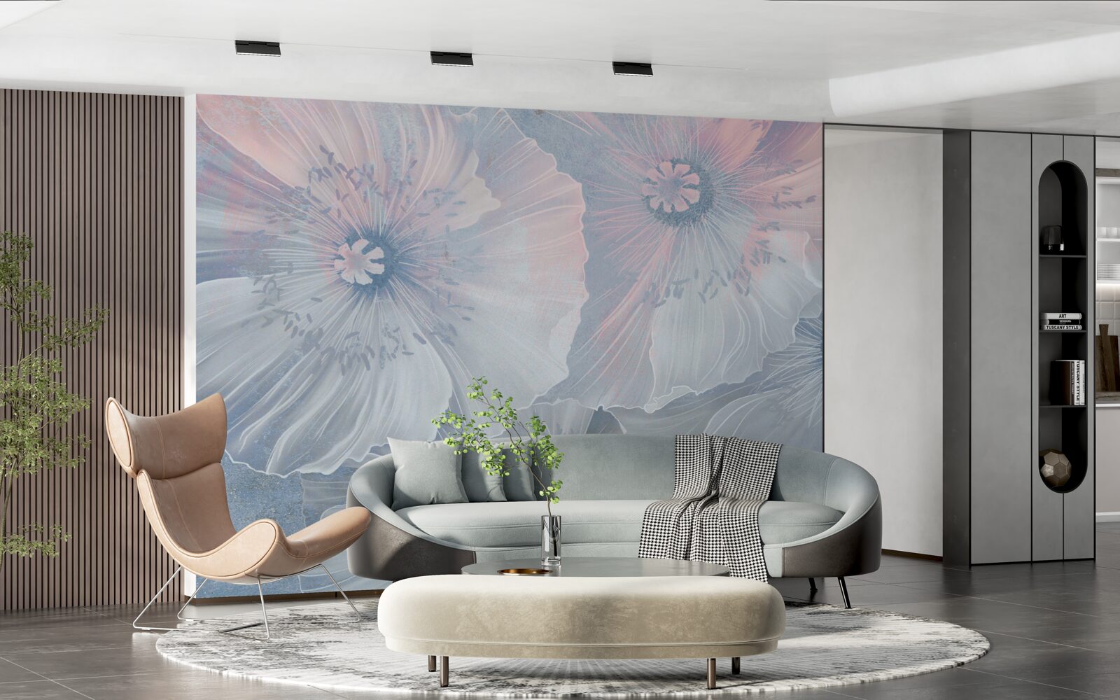 Фотошпалери фонове зображення з маками, що змінюють колір, як хамелеони