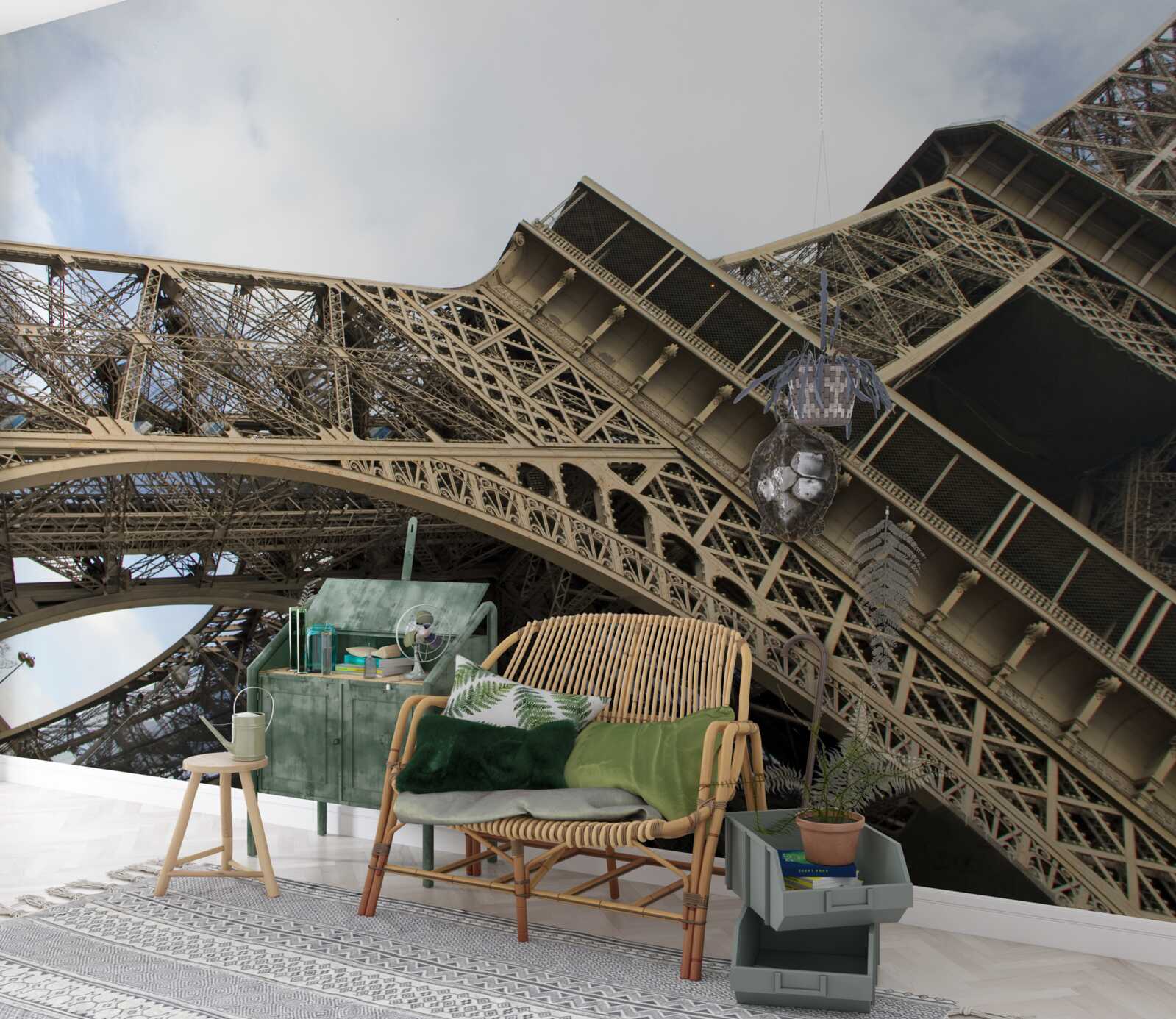 Фотошпалери дивлячись на Ейфелеву вежу