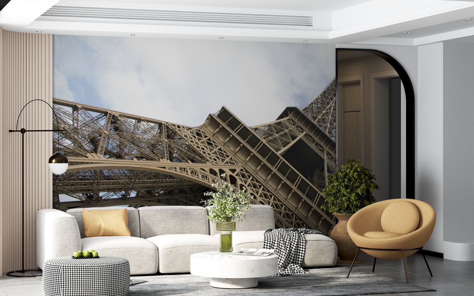 Фотошпалери дивлячись на Ейфелеву вежу