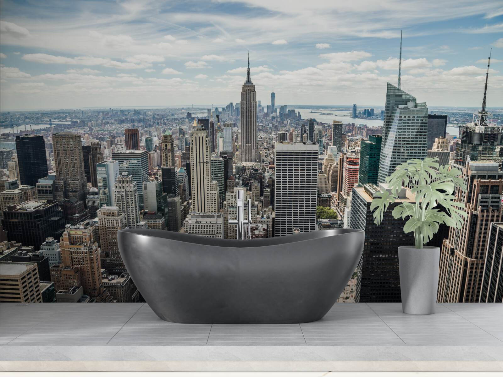 Фотошпалери щоденний панорамний вид