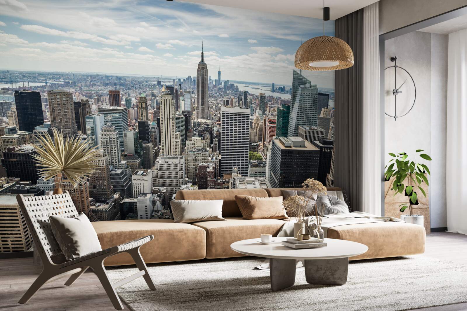 Фотошпалери щоденний панорамний вид