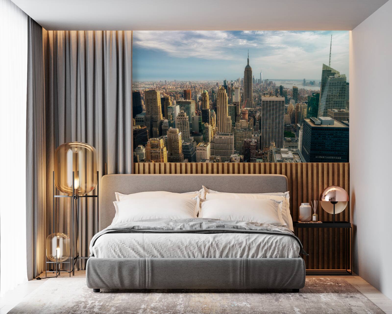 Фотошпалери Будівництво Empire State у розпалі