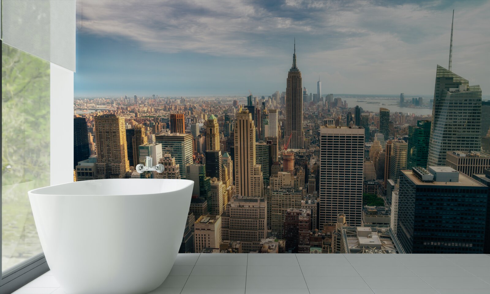 Фотошпалери Будівництво Empire State у розпалі