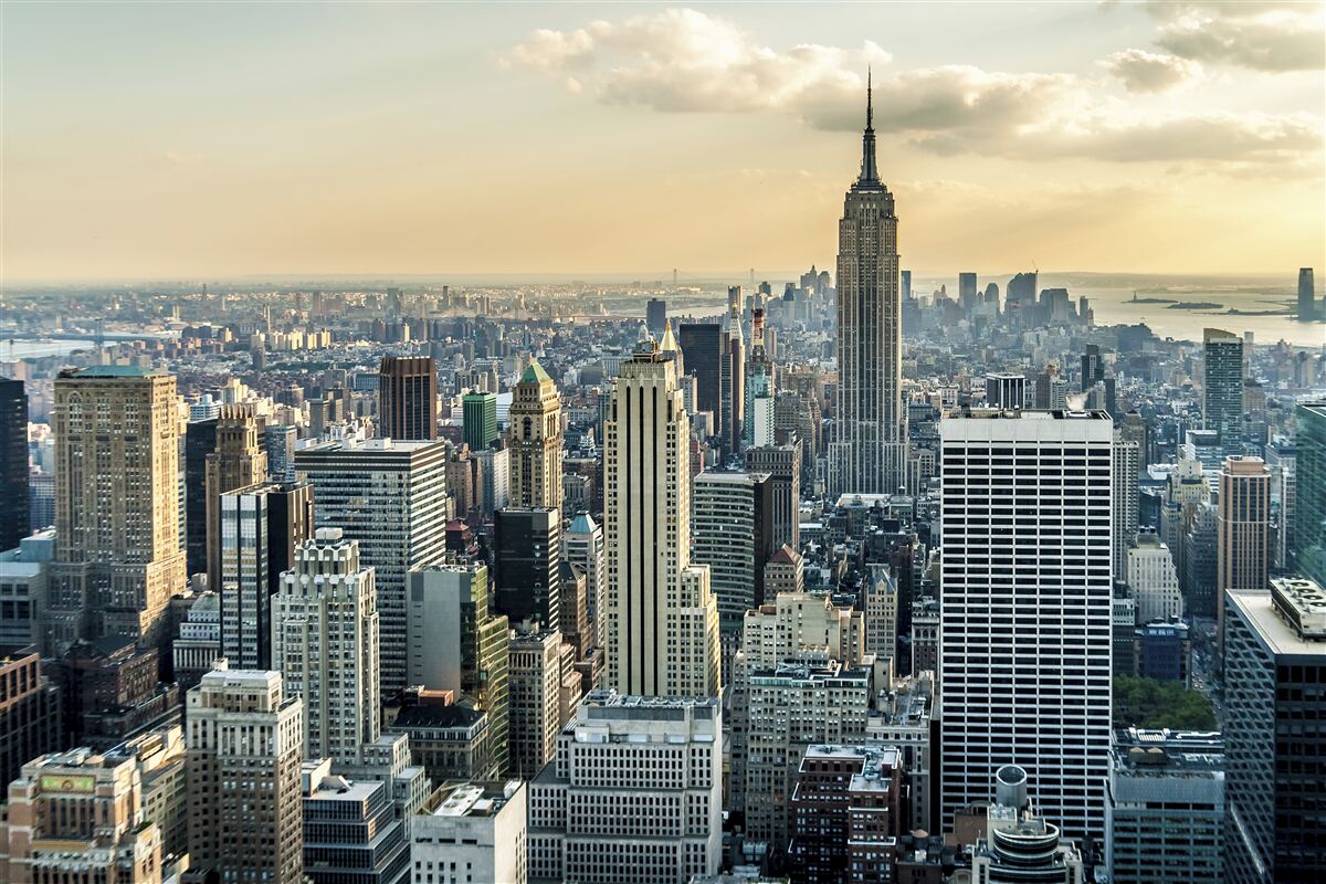 Фотошпалери 360-градусний вид на Нью-Йорк