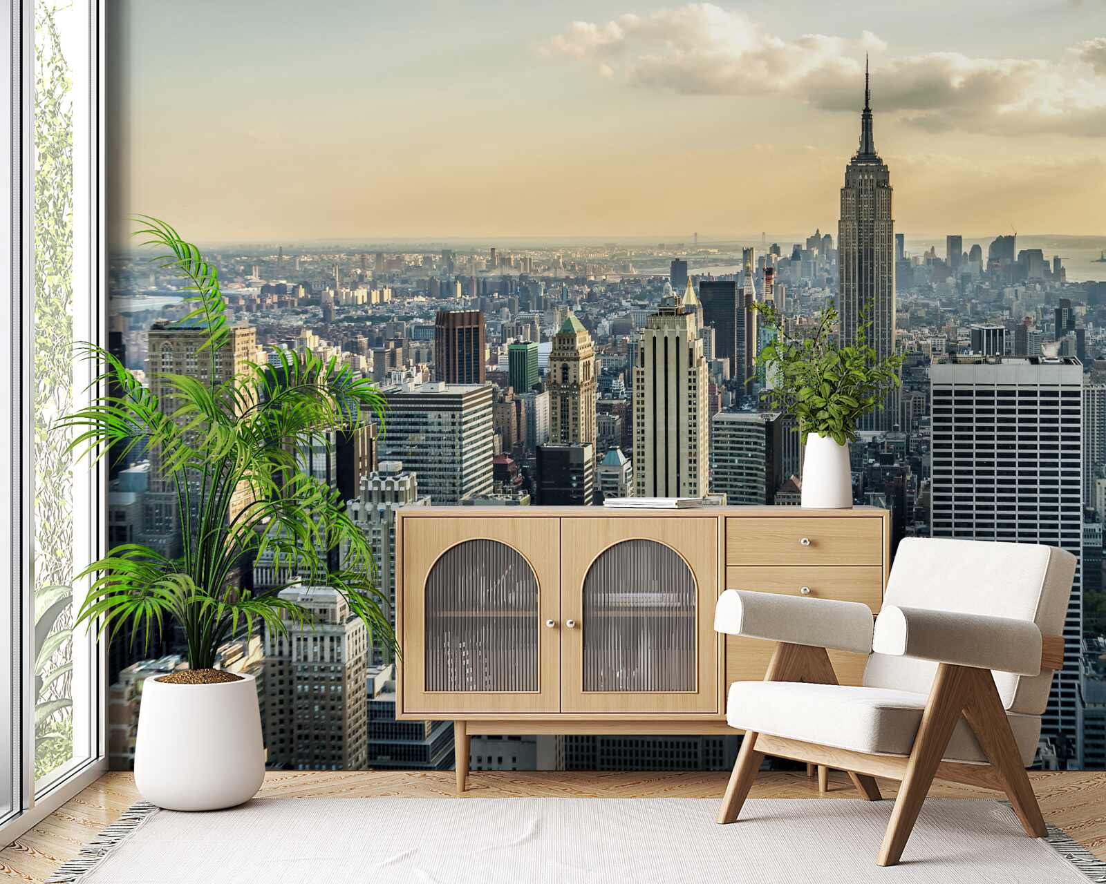 Фотошпалери 360-градусний вид на Нью-Йорк