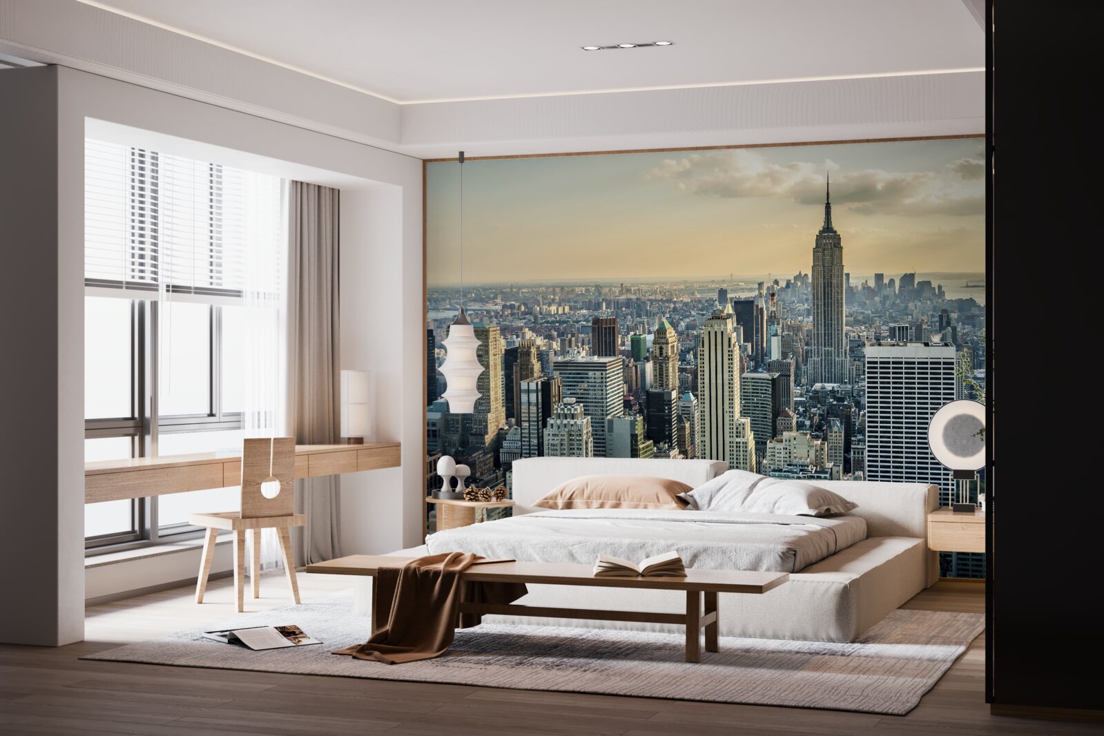 Фотошпалери 360-градусний вид на Нью-Йорк