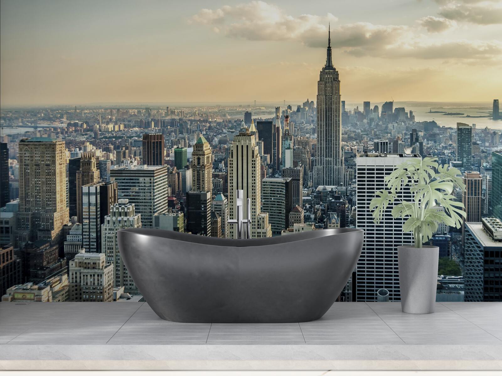 Фотошпалери 360-градусний вид на Нью-Йорк