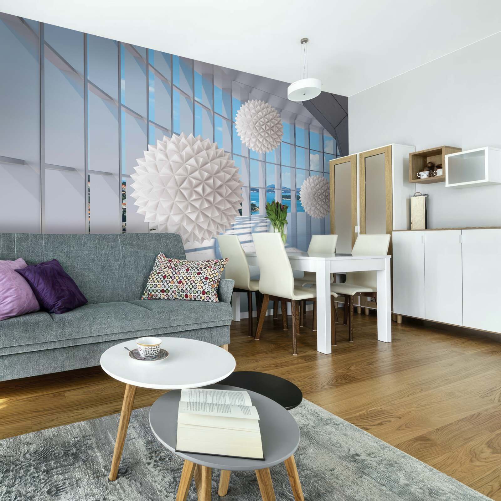 Фотошпалери кульки голок у зоровому каналі