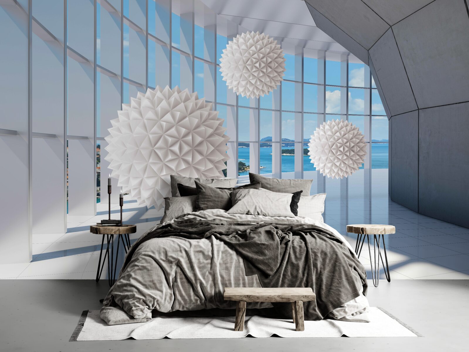 Фотошпалери кульки голок у зоровому каналі