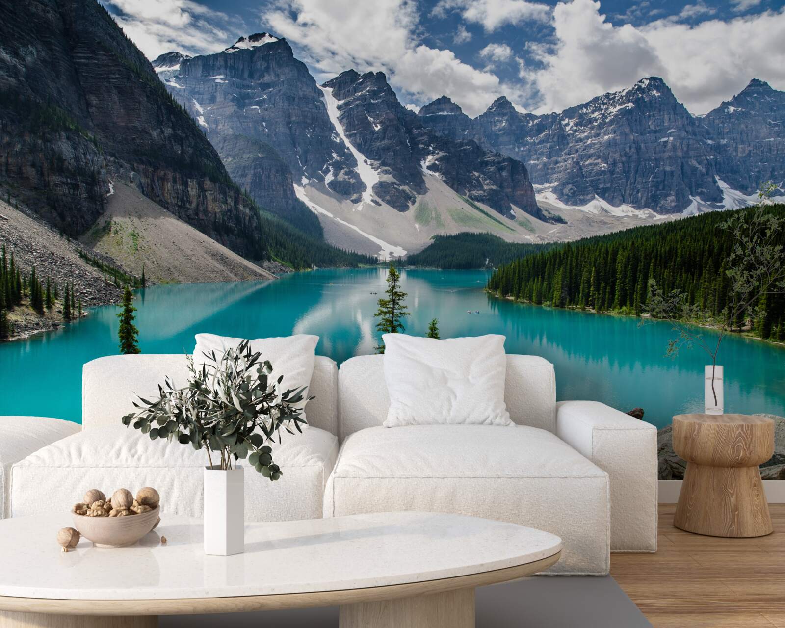 Фотошпалери блакить гірських потоків