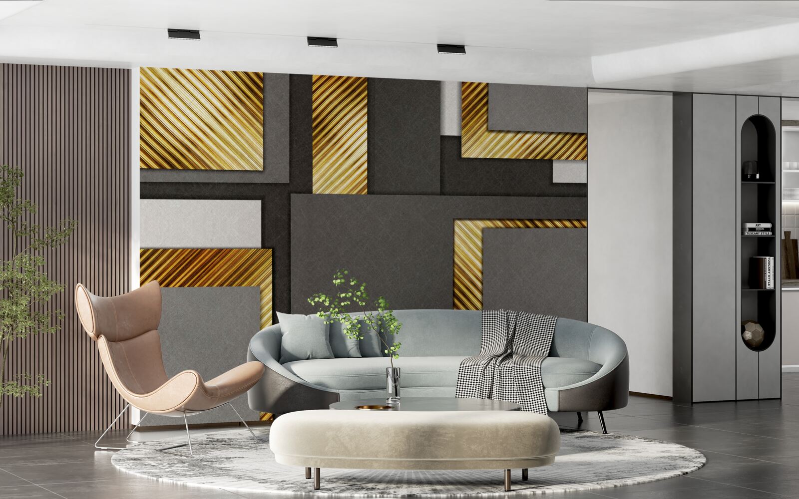 Фотошпалери ідеальний пропорційний розподіл між прямокутниками