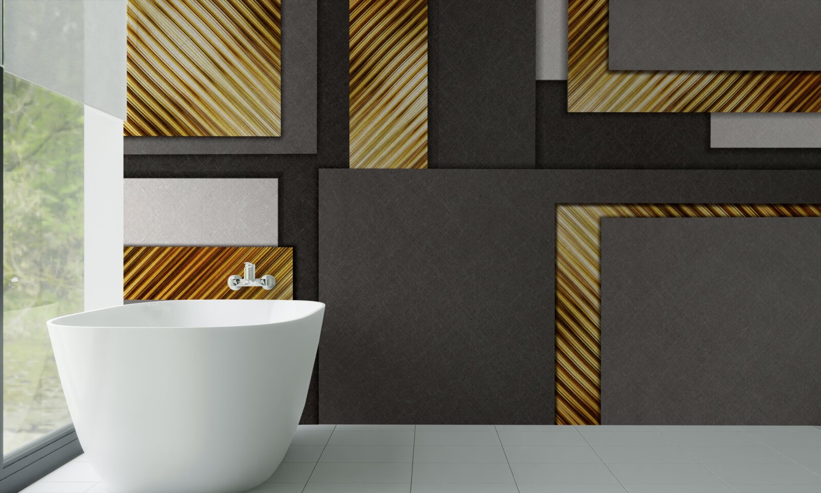 Фотошпалери ідеальний пропорційний розподіл між прямокутниками