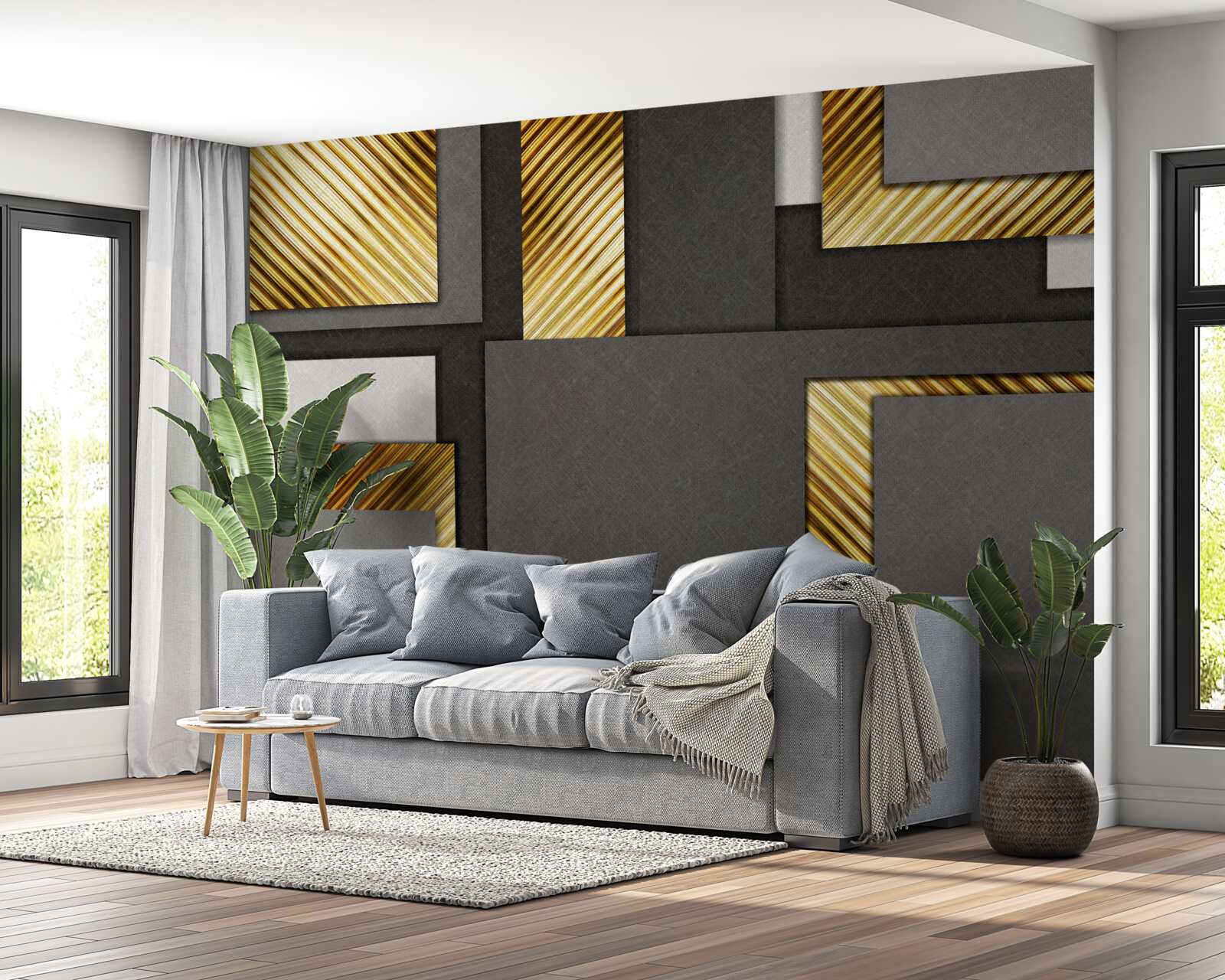 Фотошпалери ідеальний пропорційний розподіл між прямокутниками