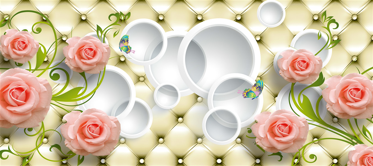 Фотошпалери бутон рожевої троянди прекрасний