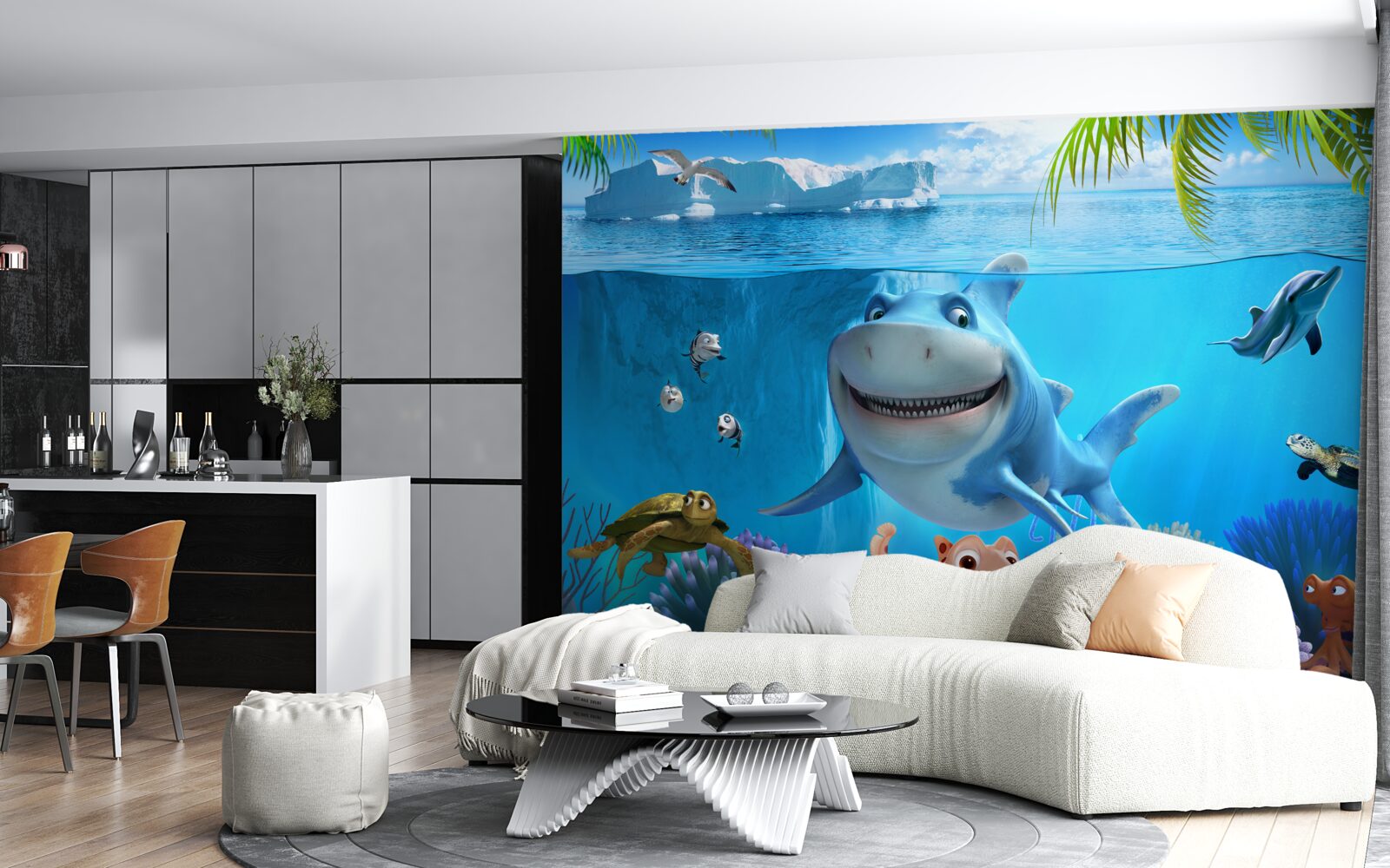 Фотошпалери анімовані мешканці підводного світу