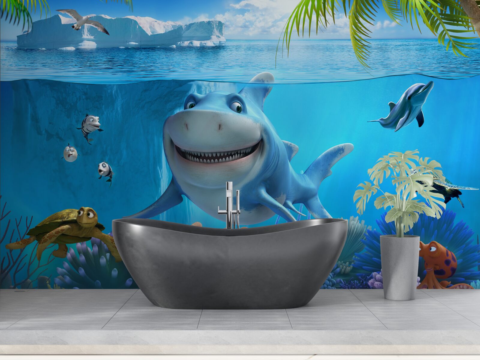 Фотошпалери анімовані мешканці підводного світу