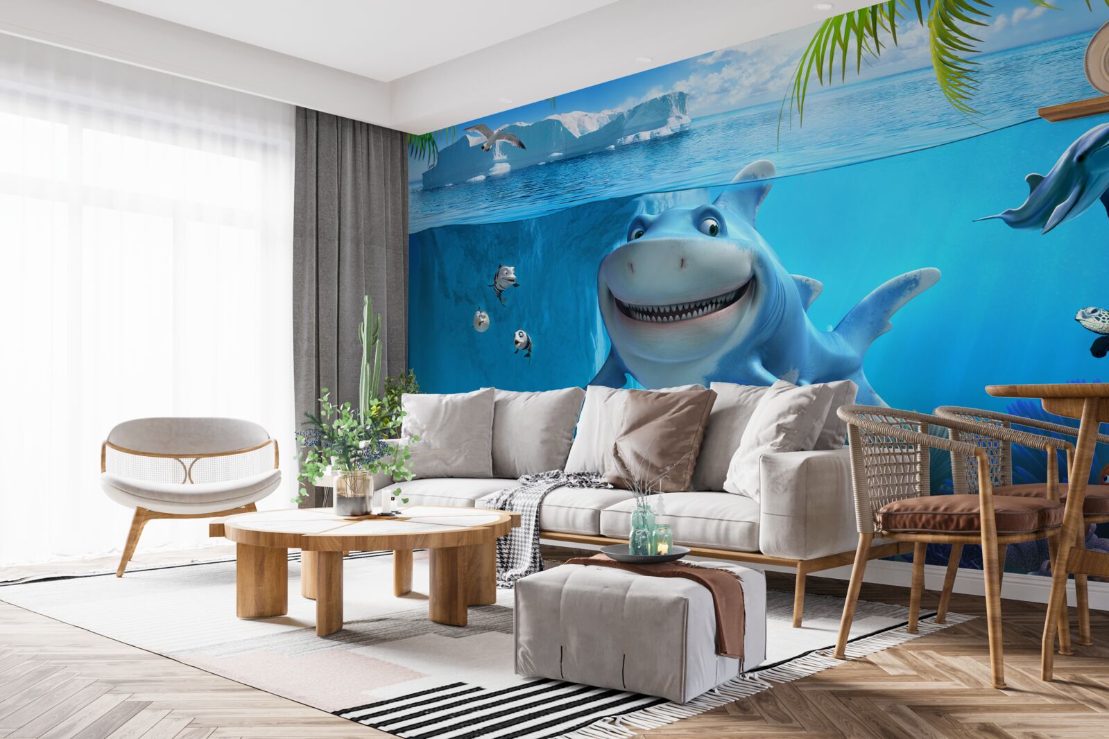 Фотошпалери анімовані мешканці підводного світу