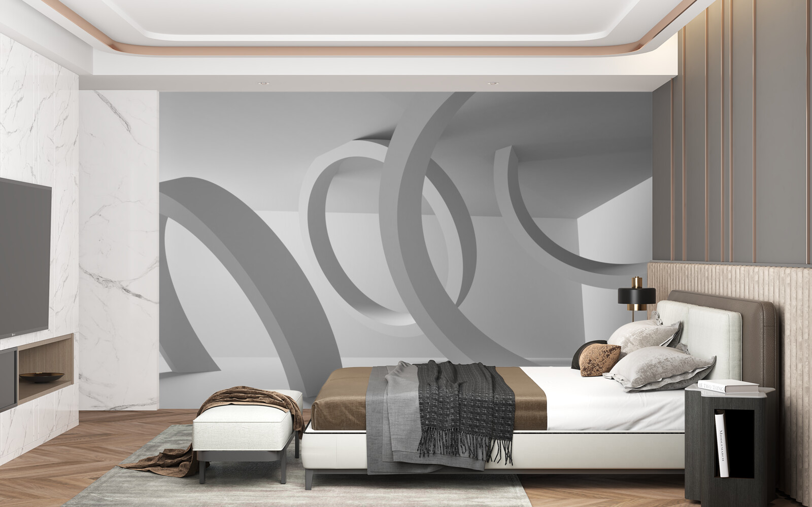 Фотошпалери Дуги повної округлості