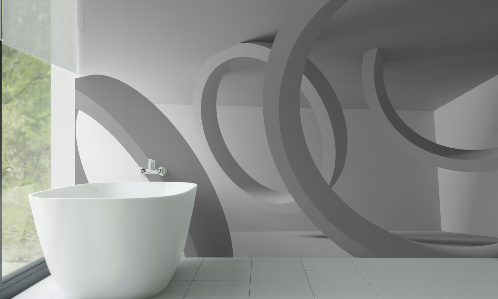 Фотошпалери Дуги повної округлості