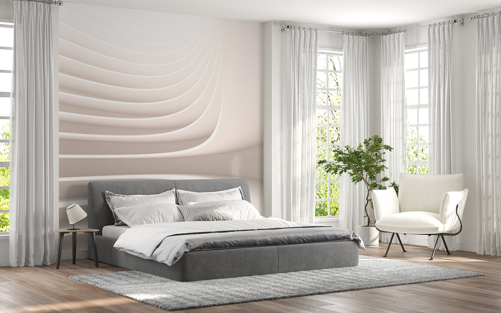 Фотошпалери метафоричні кроки у нескінченність