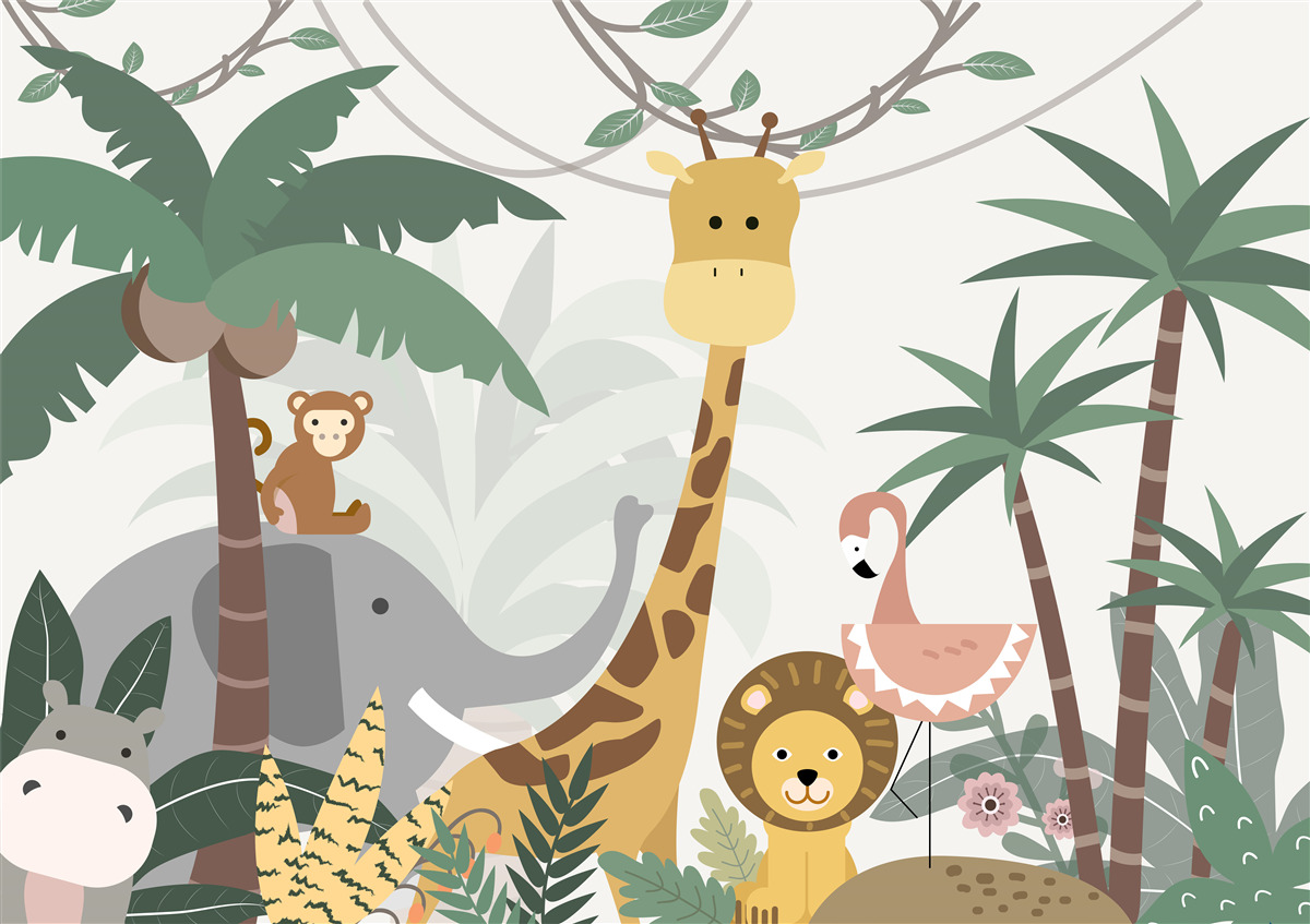 Фотошпалери анімаційна подорож дикою природою