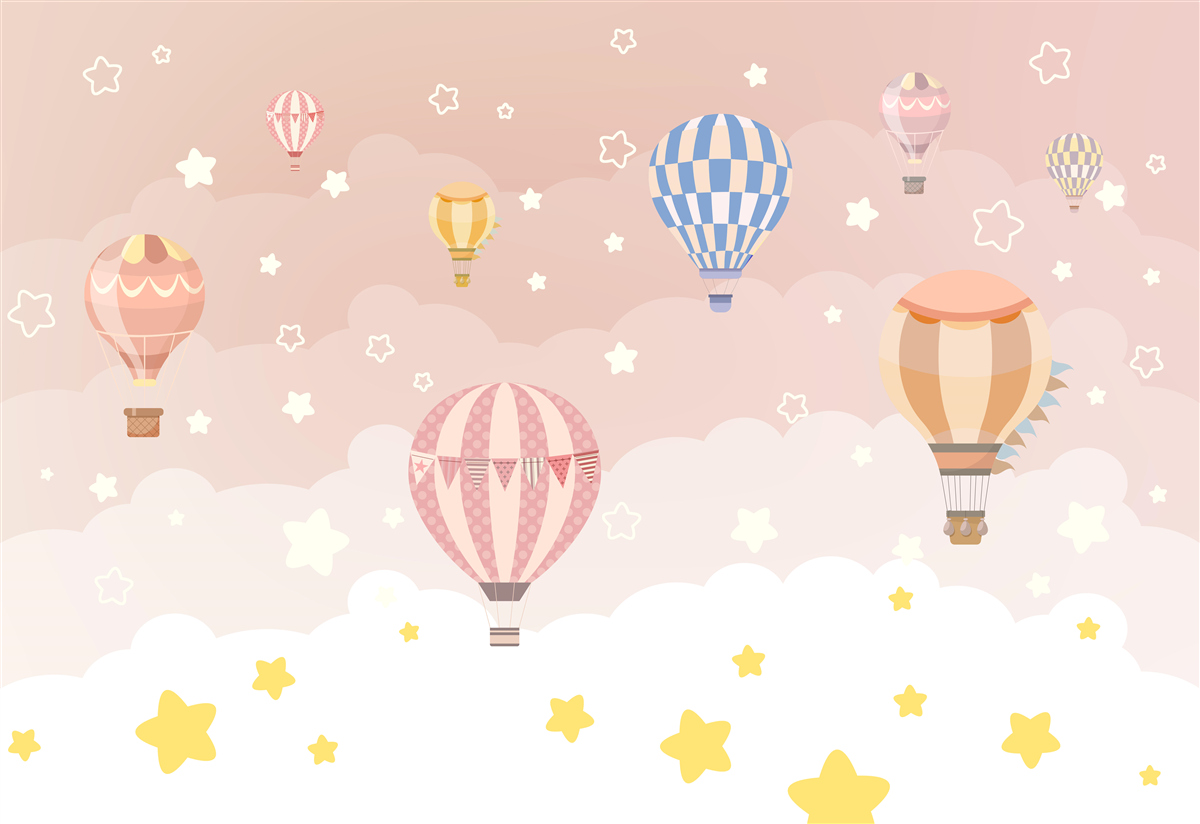 Фотошпалери політ на повітряній кулі