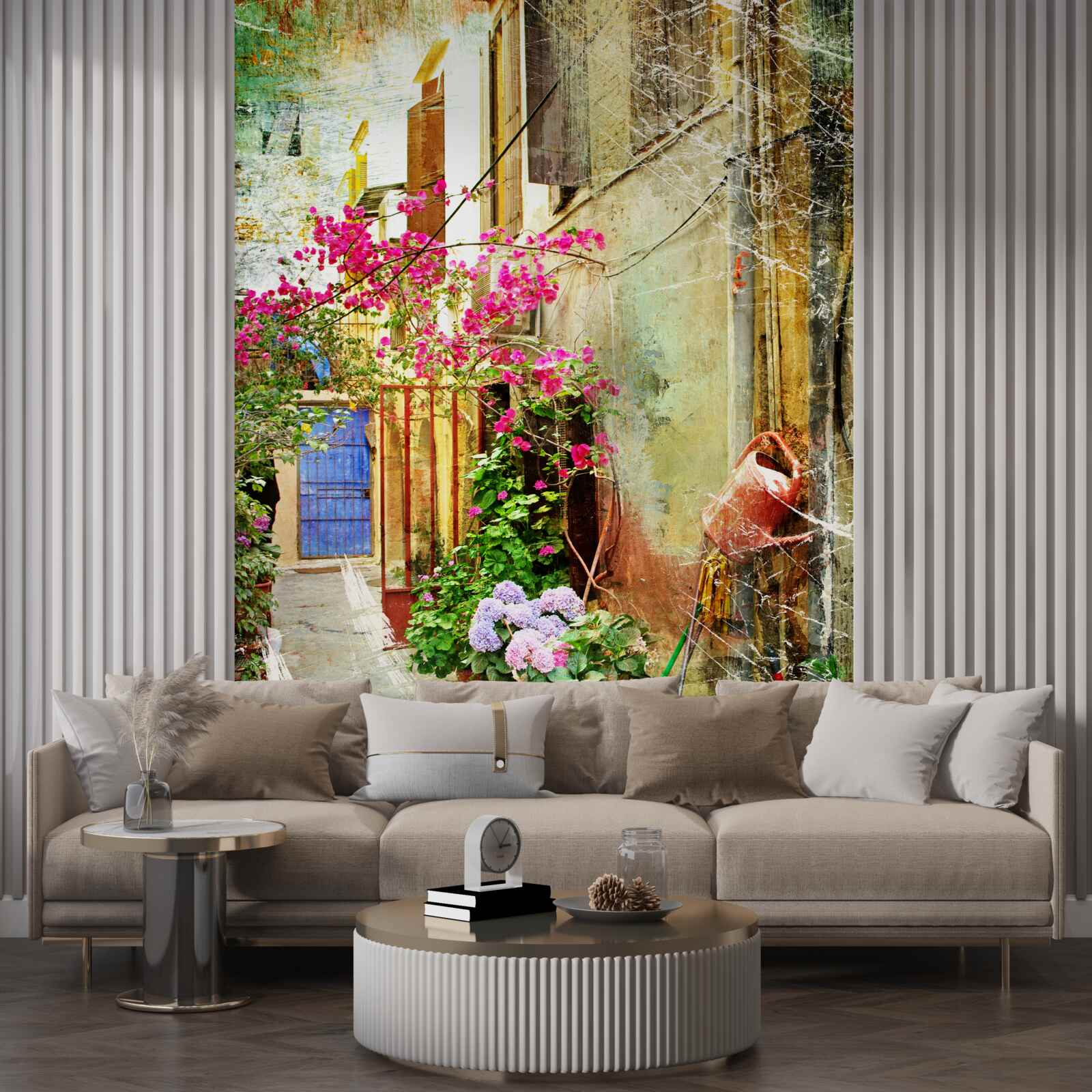 Фотошпалери затишний внутрішній дворик для гостей