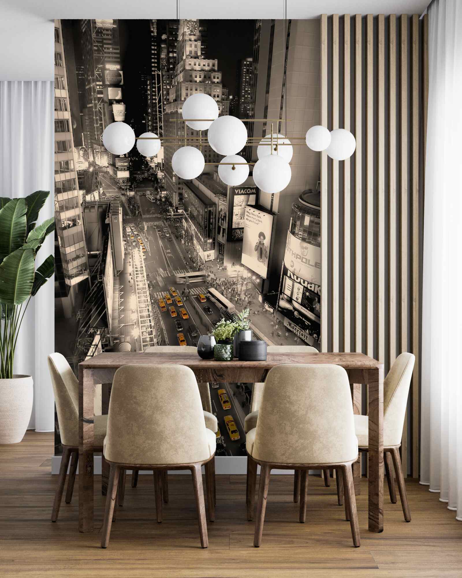 Фотошпалери Таймс-сквер і жовті таксі