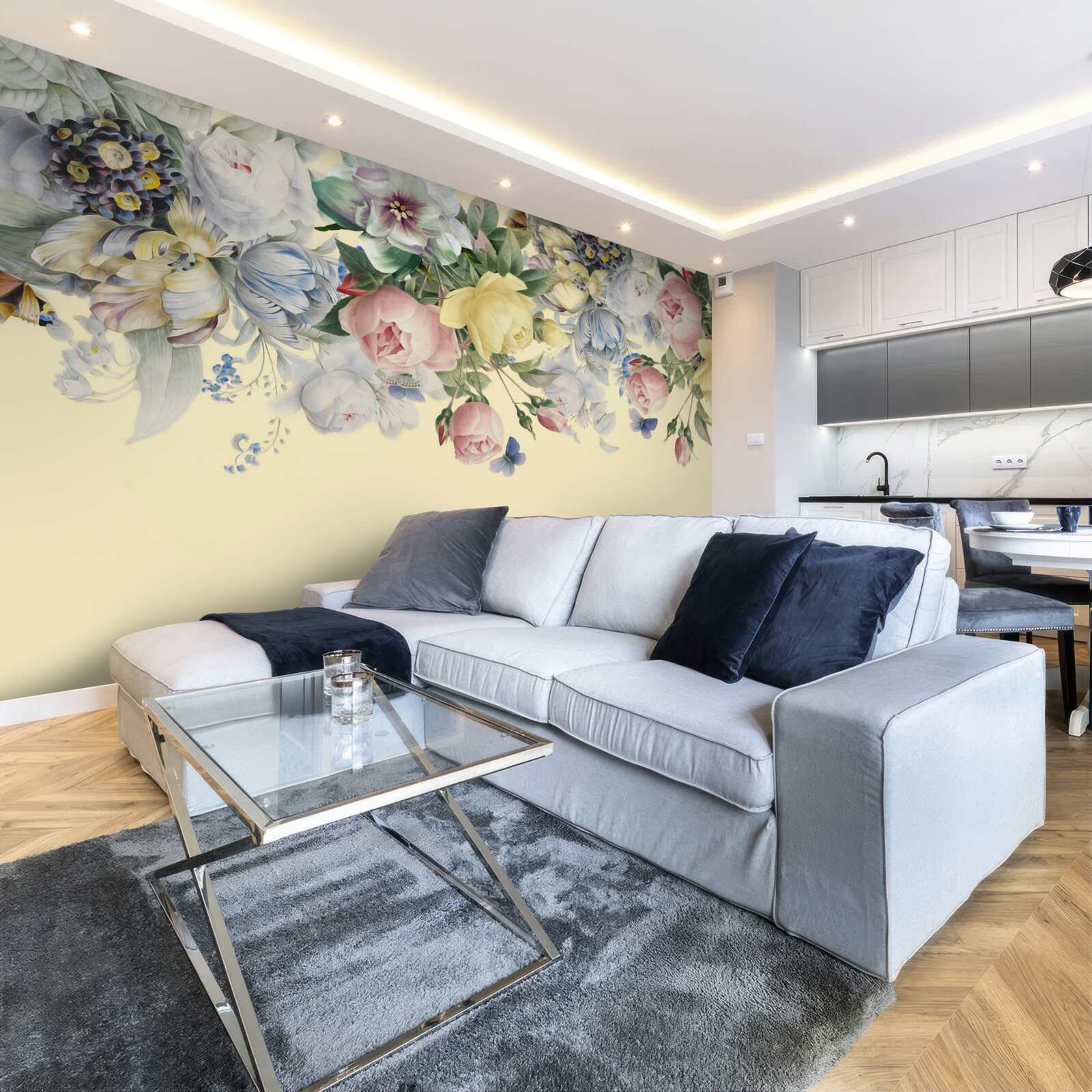 Фотошпалери ніжні відтінки різних кольорів