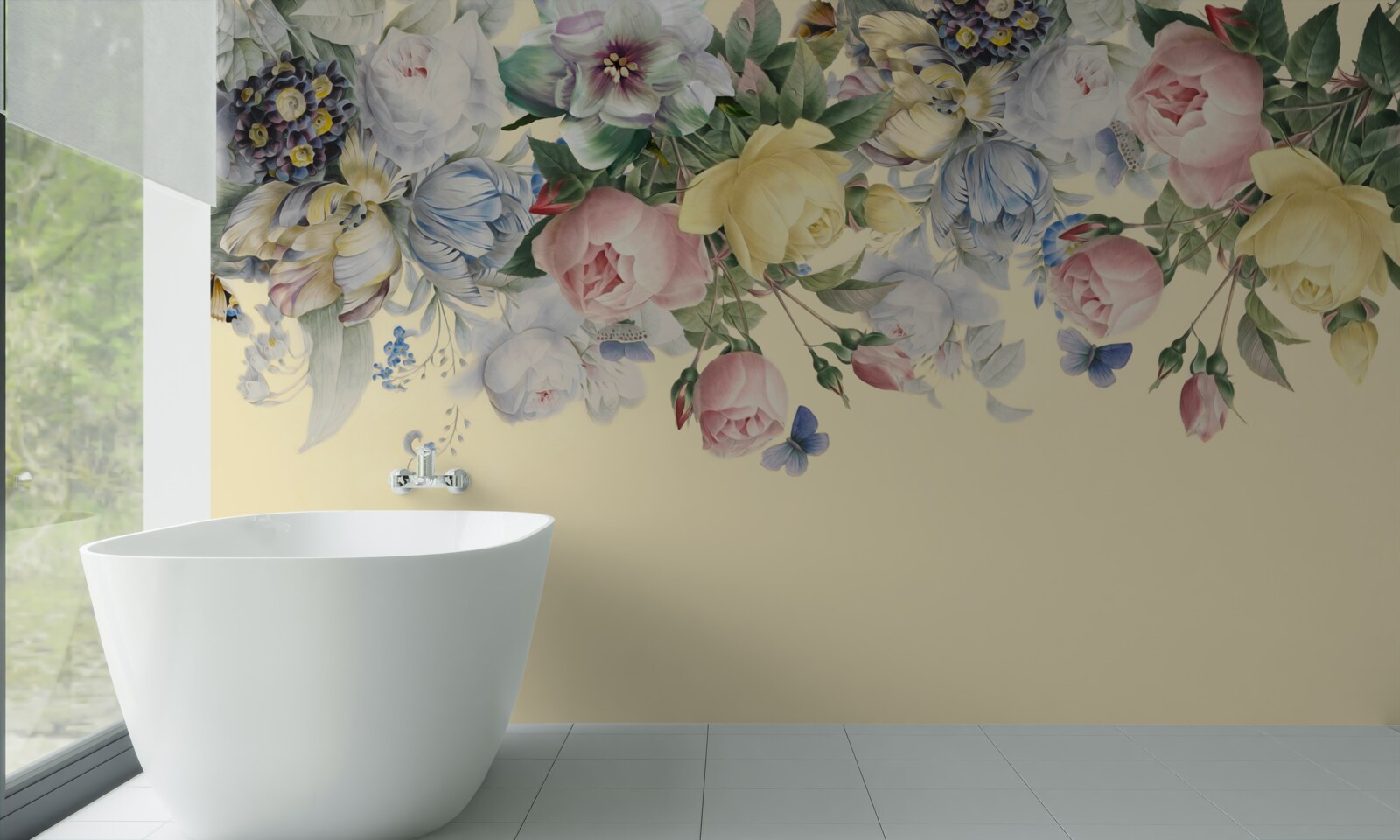 Фотошпалери ніжні відтінки різних кольорів